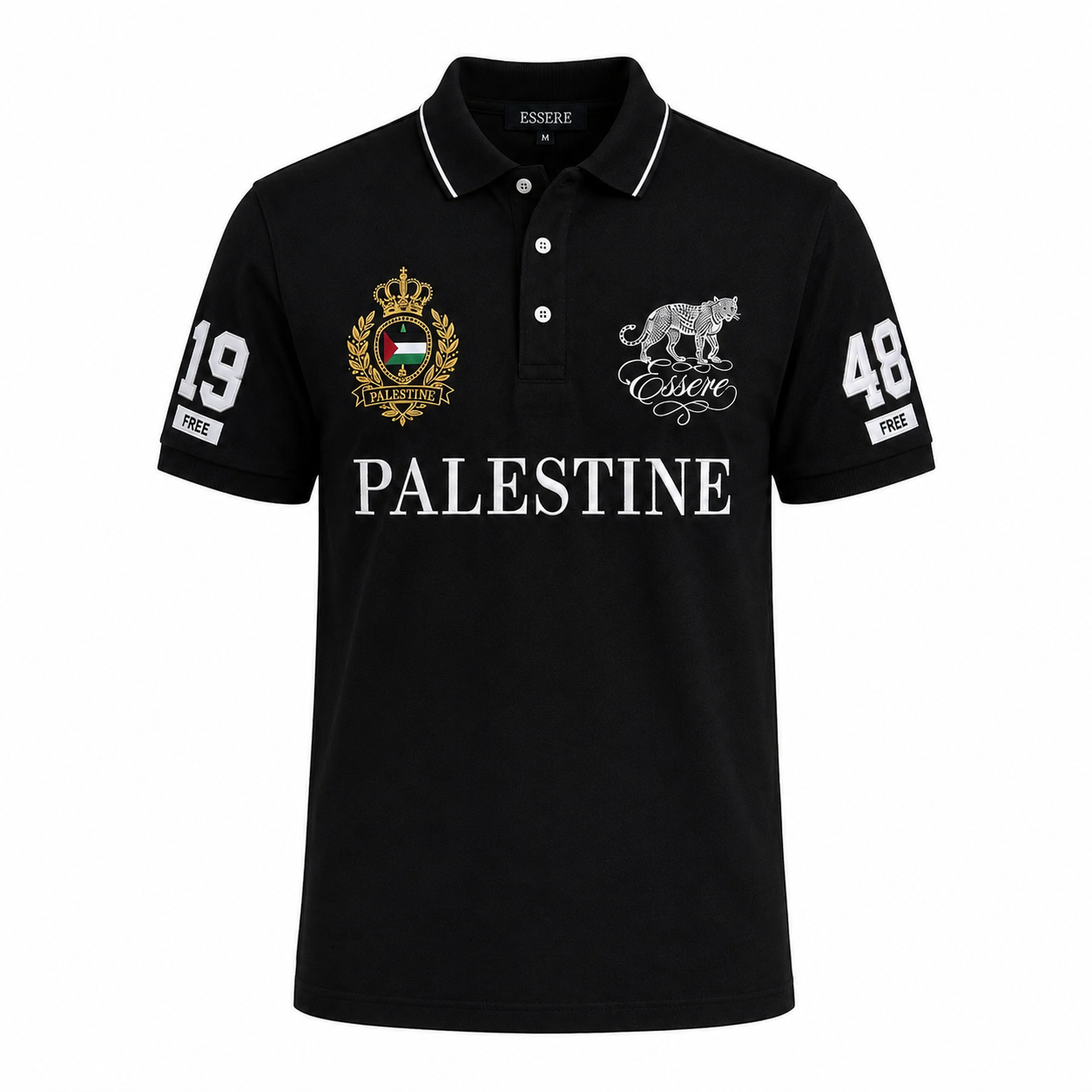 Essere Premium Polo T-Shirt, Black