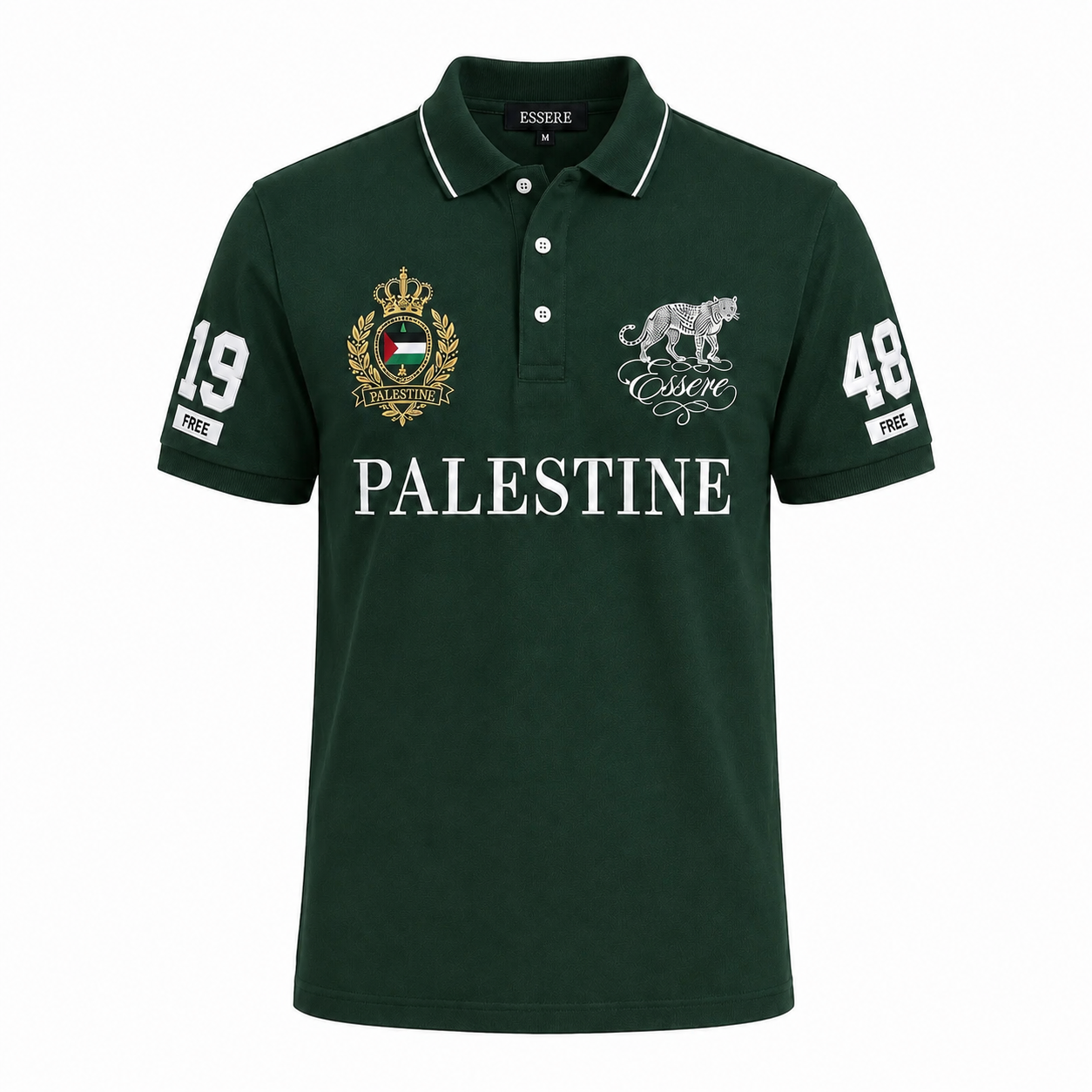 Essere Premium Polo T-Shirt, Green