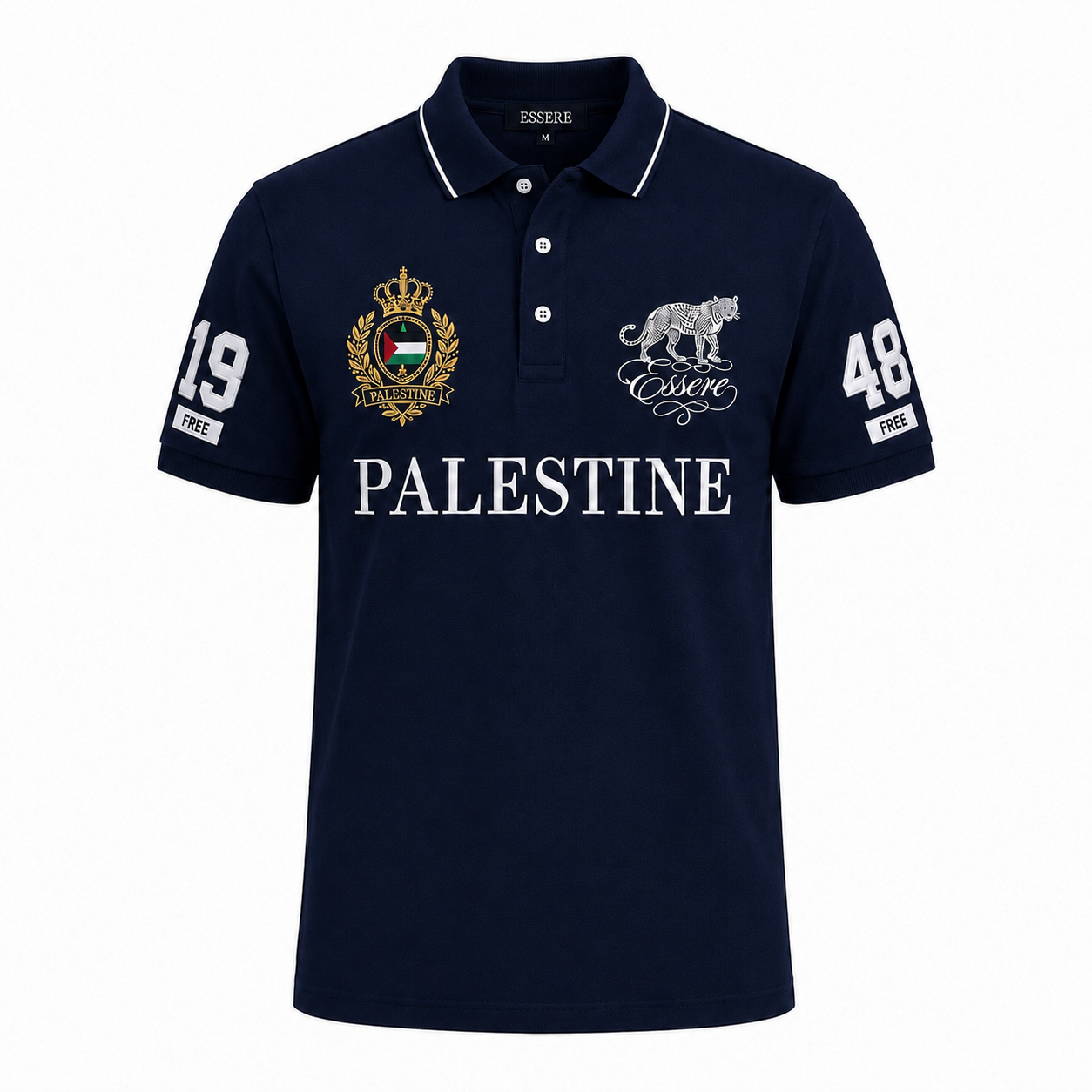 Essere Premium Polo T-Shirt, Navy