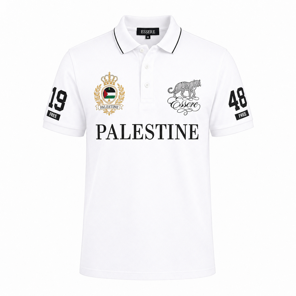 Essere Premium Polo T-Shirt, White